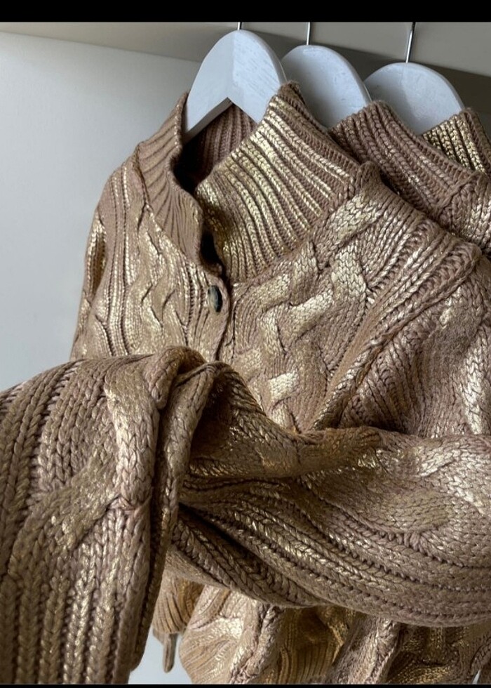 Zara folyo hırka - Görsel 3