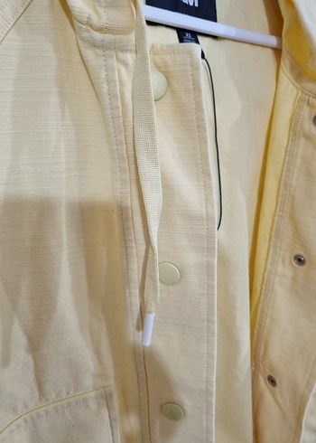 Sarı Düğmeli Midi Street Wear Kadın Ceket - Görsel 3