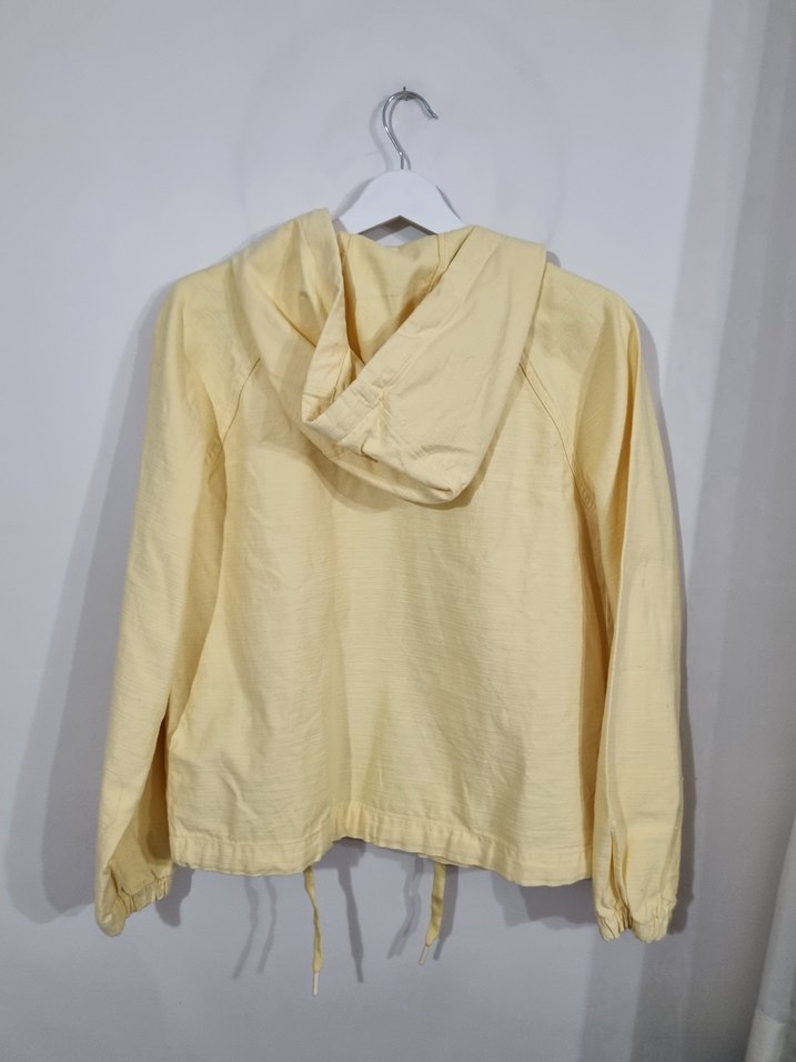 Sarı Düğmeli Midi Street Wear Kadın Ceket - Görsel 2