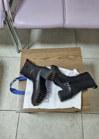 Harley Davidson Barbara Siyah Deri Kadın Bot - Görsel 4