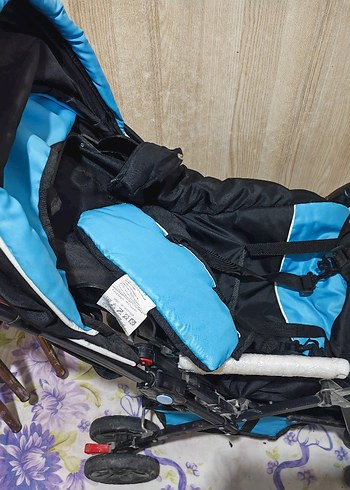 Koyu Mavi Bebek Arabası - Görsel 4