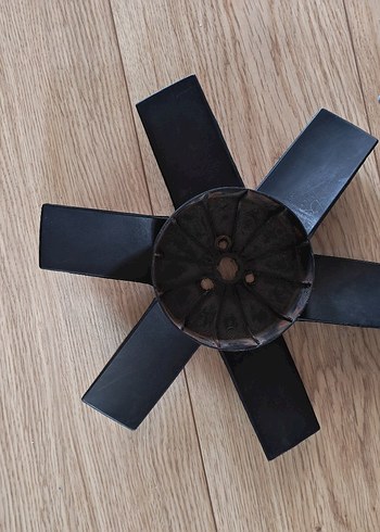 Siyah Plastik Fan Kanadı - Görsel 2