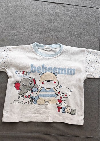 Gri Erkek Çocuk Baskılı Sweatshirt - Görsel 7