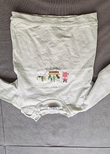 Gri Erkek Çocuk Baskılı Sweatshirt - Görsel 9