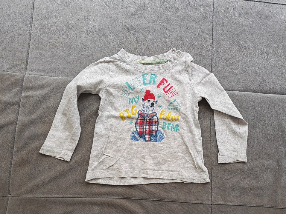 Gri Erkek Çocuk Baskılı Sweatshirt - Görsel 3