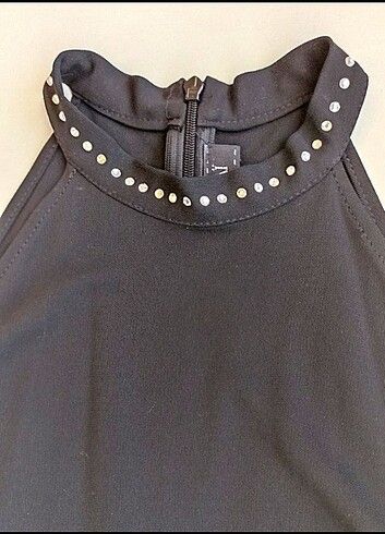 xs Beden Siyah mini elbise 