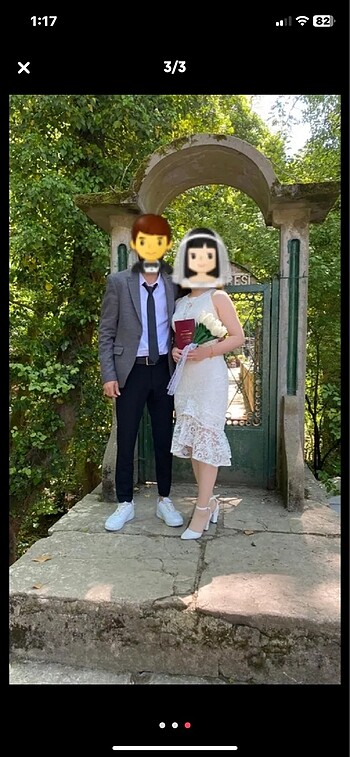 Beyaz elbise
