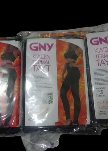 diğer Beden gri Renk GNY Kadın Termal Tayt Bayrama özel