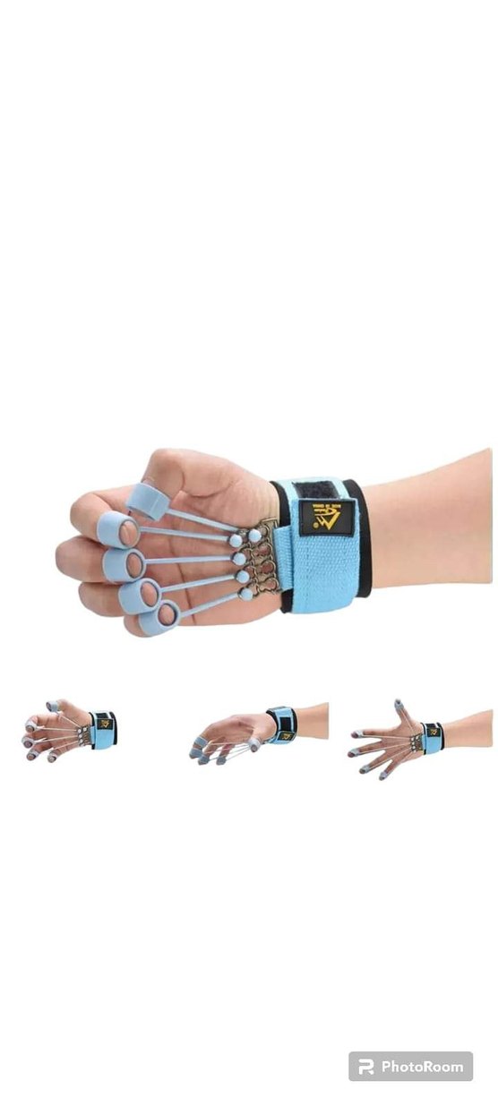 Mavi sporcu Damar çıkarma Eldiveni Velcro - Görsel 2