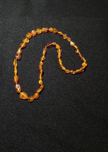 Orijinal Kaya Damla Kehribar Kolye - Görsel 2