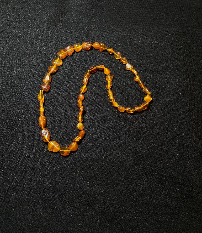 Orijinal Kaya Damla Kehribar Kolye - Görsel 2