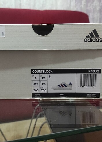 Adidas ADİDAS COURTBLOCK SİFİR 41.5 NUMARA