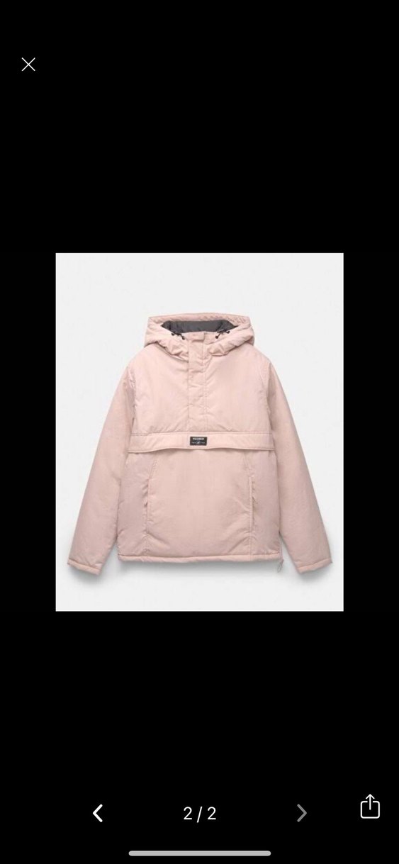 Pembe Kapüşonlu pull bear - Görsel 2