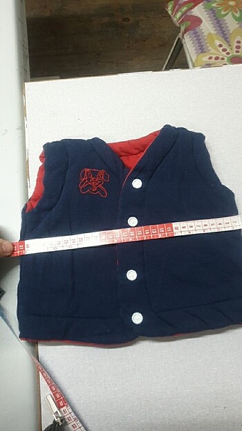 Cift taraflı giyilecek 2yaş cocuk yelegi - Görsel 5