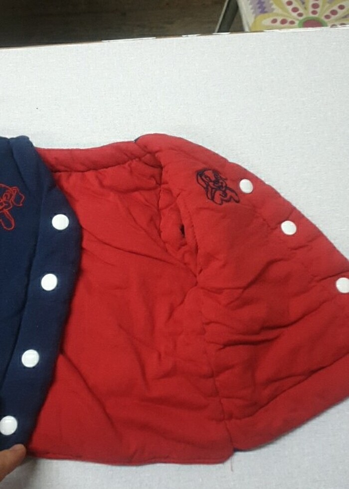 Cift taraflı giyilecek 2yaş cocuk yelegi - Görsel 3