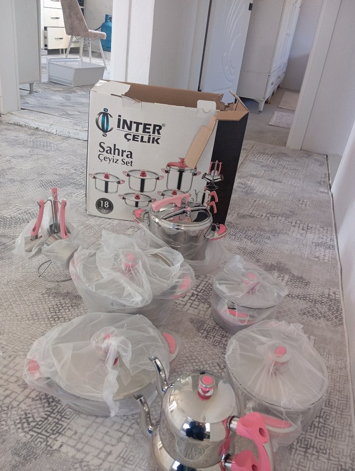 Pembe Çaydanlık Seti - Görsel 2