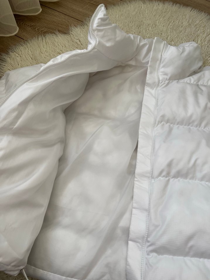 Beyaz Kürklü Kadın Kışlık Mont - Görsel 3