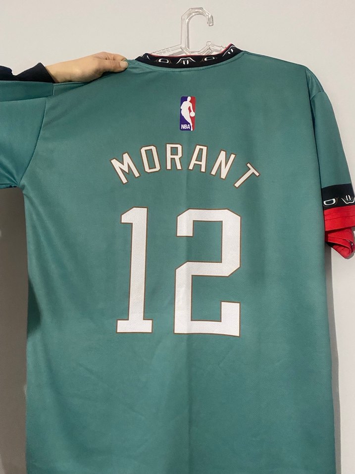 Turkuaz Baskılı Düğmeli Erkek Tişört - Görsel 2