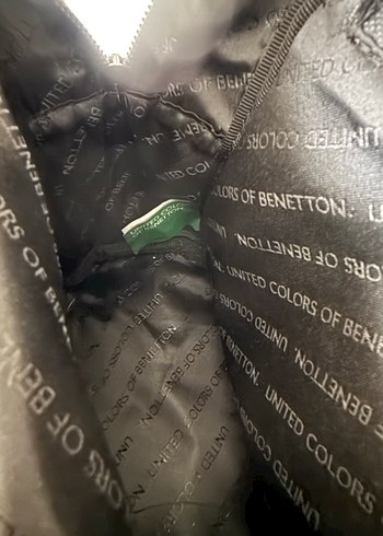 Benetton Orjinal Benetton sırt çantası siyah