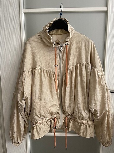 Pull and Bear Pull&Bear bej ceket yağmurluk