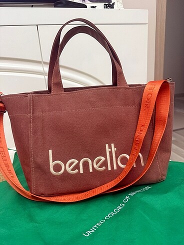 Benetton kanvas çanta