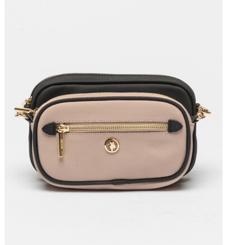 Orjinal Us Polo çanta bej siyah - Görsel 5