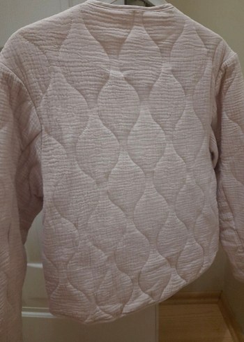 H&M pudra kapitoneli ceket - Görsel 4