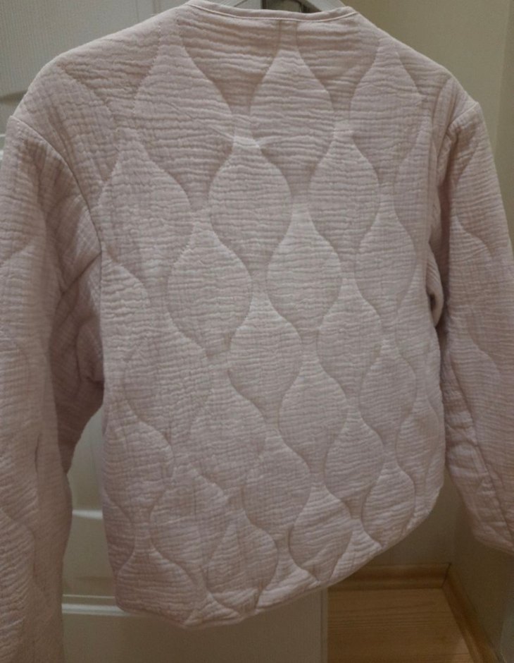 H&M pudra kapitoneli ceket - Görsel 4