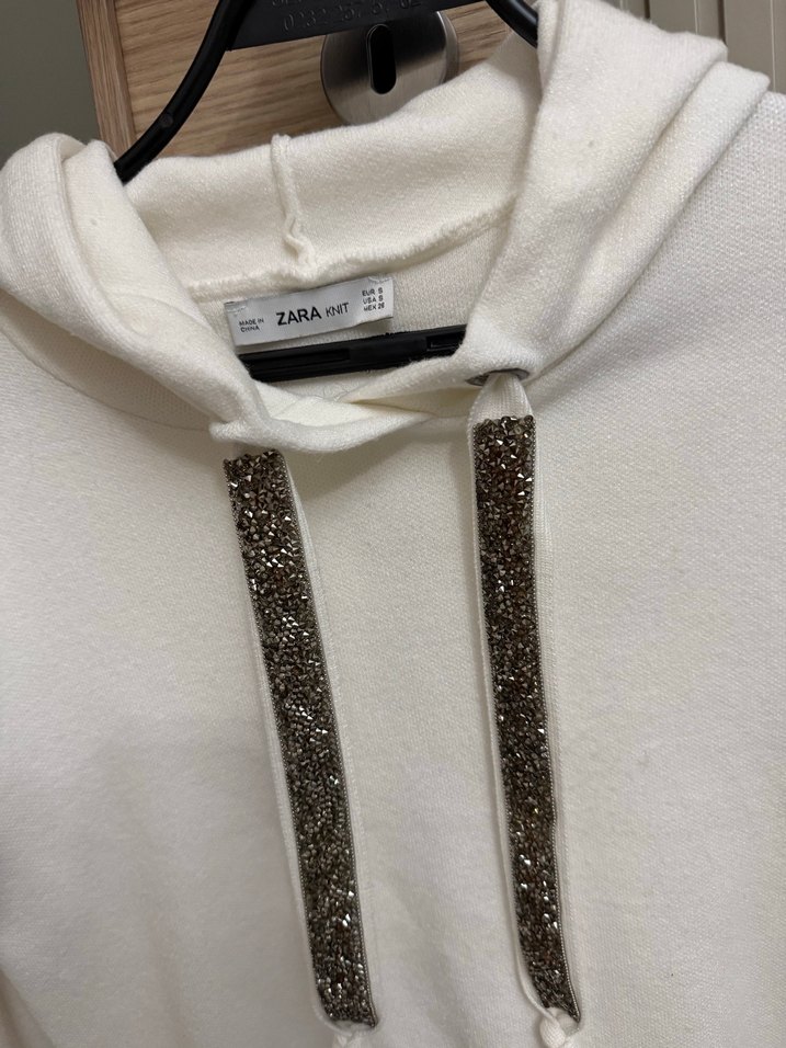 Zara Kapüşonlu Kadın kazak - Görsel 2