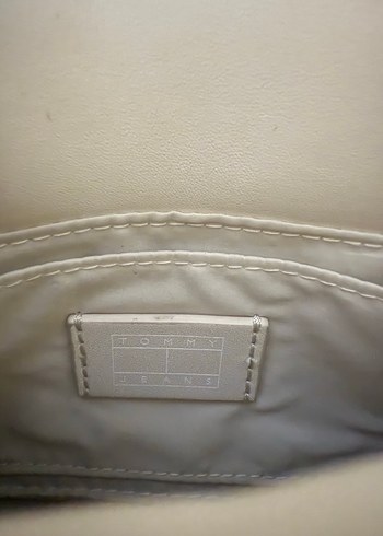Orjinal Tommy Hilfiger kremDeri Kadın Çapraz Çanta - Görsel 4
