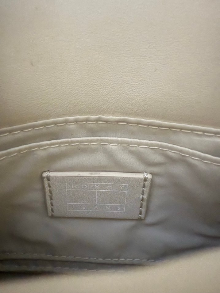 Orjinal Tommy Hilfiger kremDeri Kadın Çapraz Çanta - Görsel 4