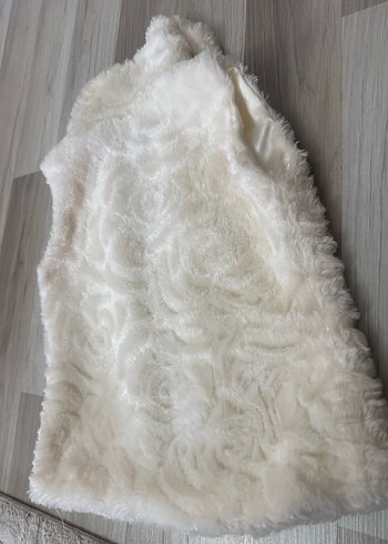 Kız çocuk ekru peluş yelek 2-3 yaş - Görsel 3