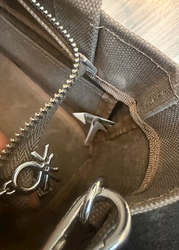 Orjinal Benetton Kanvas Çanta - Görsel 2