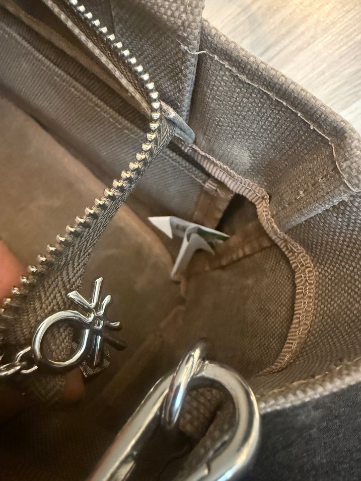 Orjinal Benetton Kanvas Çanta - Görsel 2