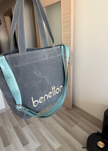 Benetton Orjinal Benetton kanvas çanta