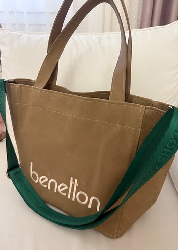 Beden Benetton Kanvas çanta büyük boy