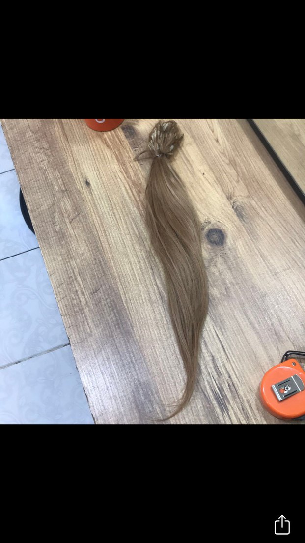 Bej Ahşap Püsküllü Saç Aksesuarı - Görsel 2