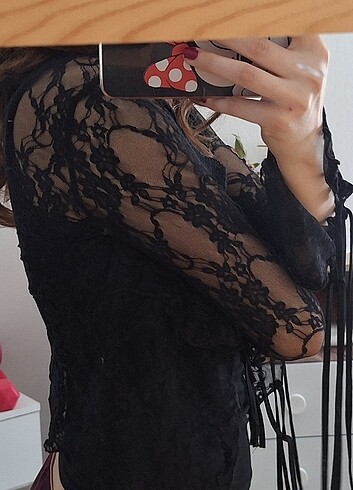 Diğer full dantel bolero