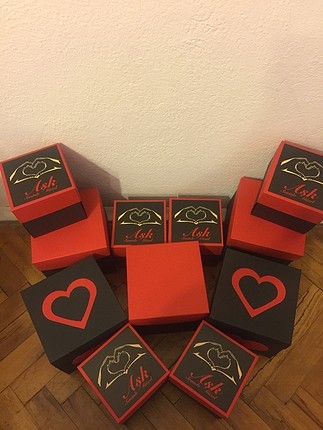diğer Beden kırmızı Renk Patlayan kutu