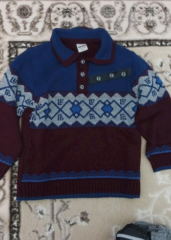 erkek çocuk 5 tane kışlık kazak - Görsel 3