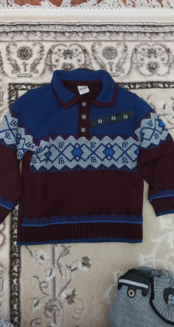 erkek çocuk 5 tane kışlık kazak - Görsel 3