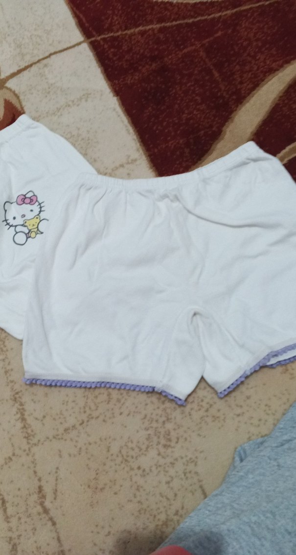 Beyaz Nakışlı Kız Çocuk İç Çamaşırı - Görsel 3