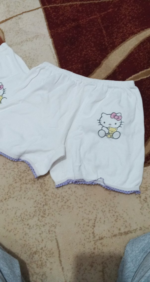 Beyaz Nakışlı Kız Çocuk İç Çamaşırı - Görsel 2