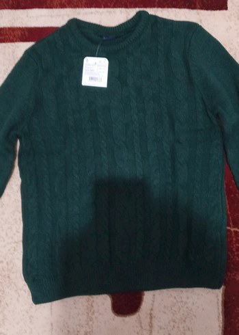 Kız Çocuk Yeşil Kazak - Görsel 2