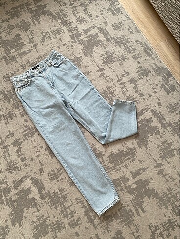 kot/jean pantolon mom jean