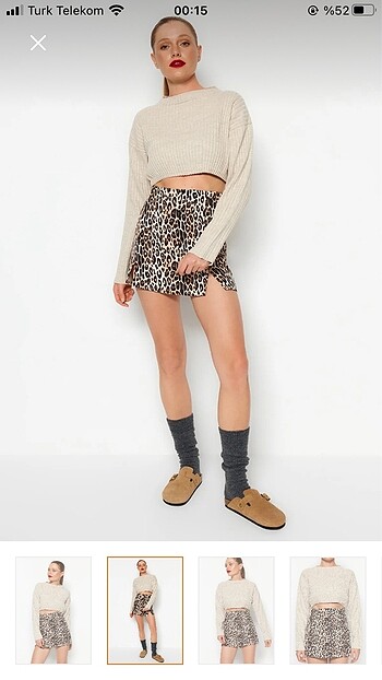 Trendyol & Milla Trendyolmilla crop kazak