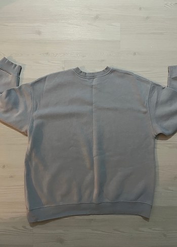 Addax Gri Kadın Uzun Kollu Baskılı Sweatshirt