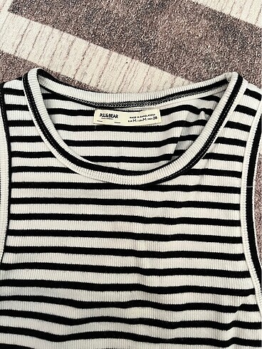 Pull and Bear Pull&Bear çizgili crop