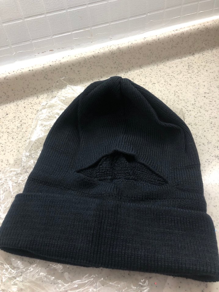 Siyah Örgü erkek Bere kar maskesi - Görsel 2