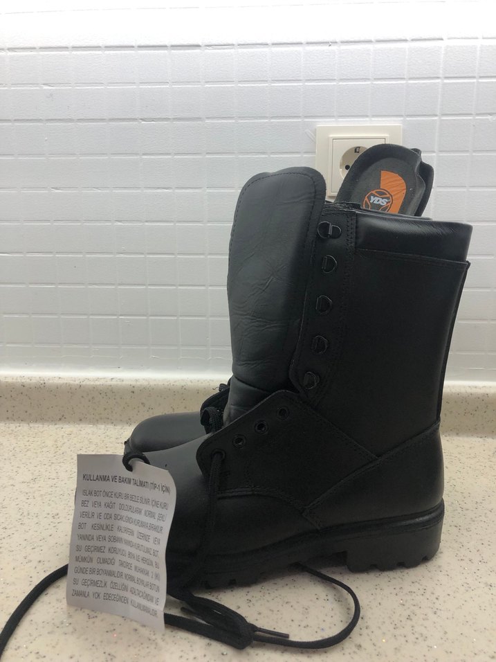 Kışlık su geçirmez askeri bot kullanılmadı - Görsel 4